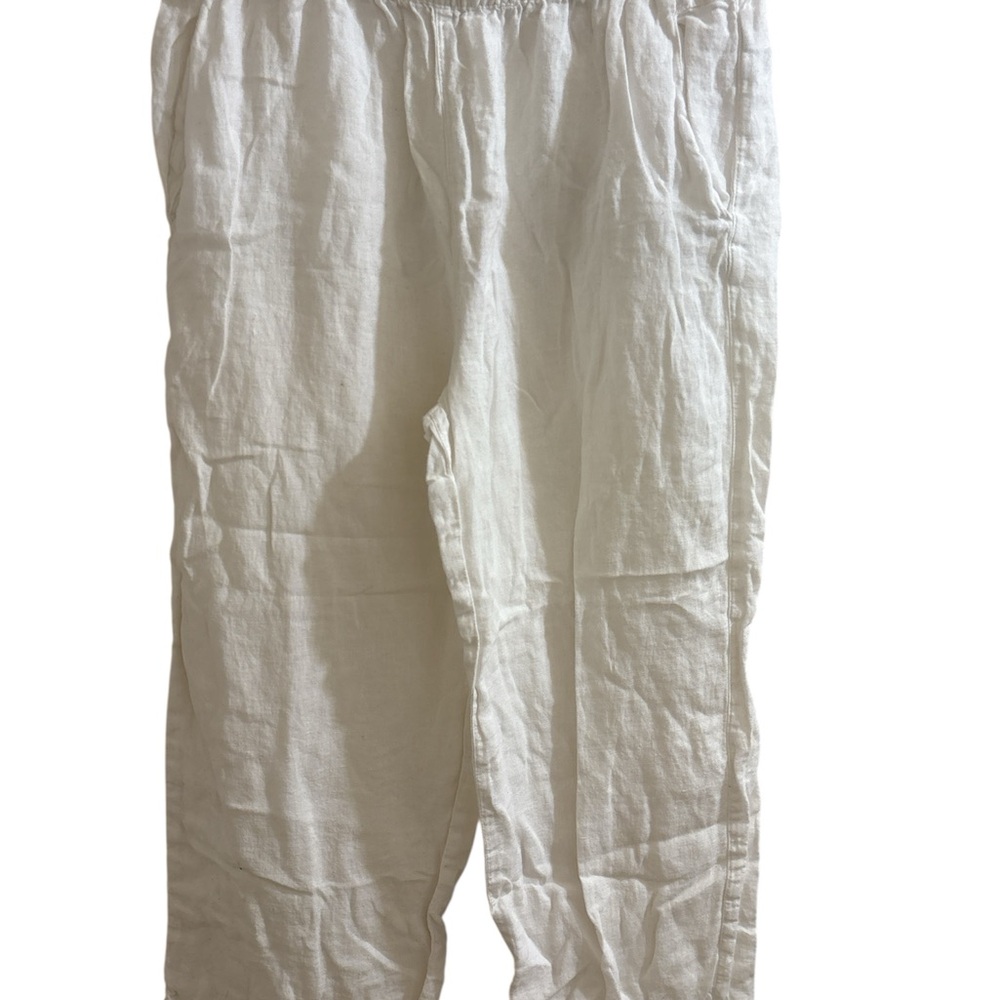 Cynthia Rowley White Linen Pants